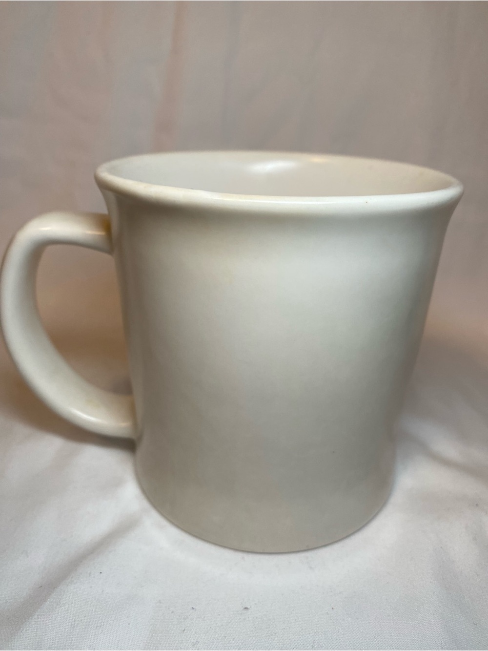 Starbucks White Ceramic Mug with Copper Accent Plaque - Picture 3 of 5